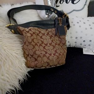 Coach signature handbag